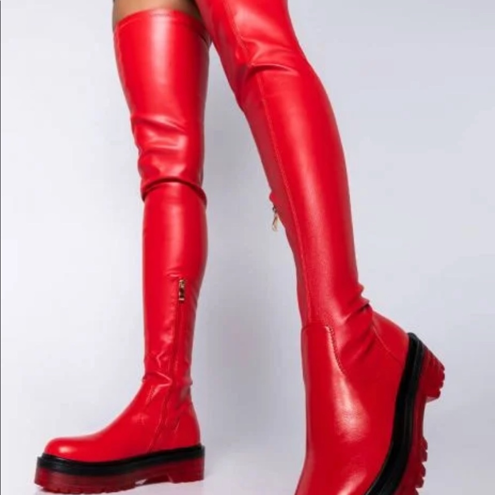 Azalea Wang Euro Platform Boots